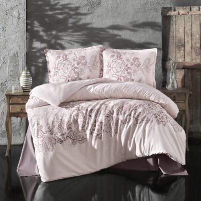 Lenjerie de pat ranforce clasy king size (rubby v2)